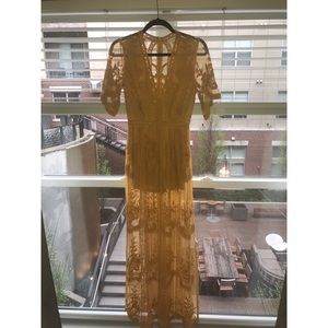Mustard Yellow Maxi Dress